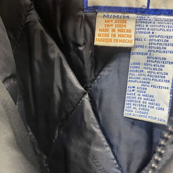 Vintage 90s Logo Athletic Chicago Bulls Jacket Coat Men's Medium NBA - Picture 6 of 11